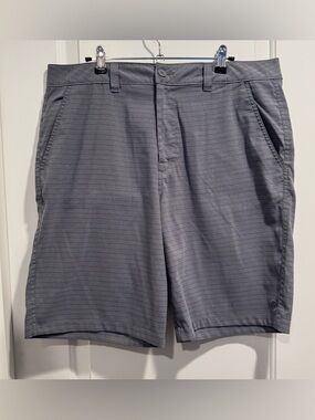 Hang Ten Men's Gray Flat-Front Shorts